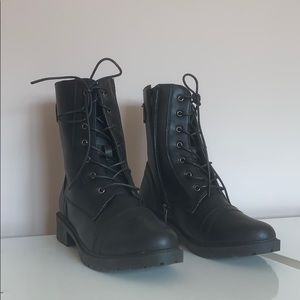 Black Combat Boots